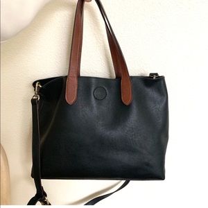 Black and Brown Shoulder Bag!
